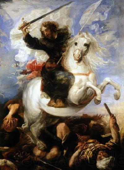 Juan Martin Cabezalero St James the Great in the Battle of Clavijo Spain oil painting art